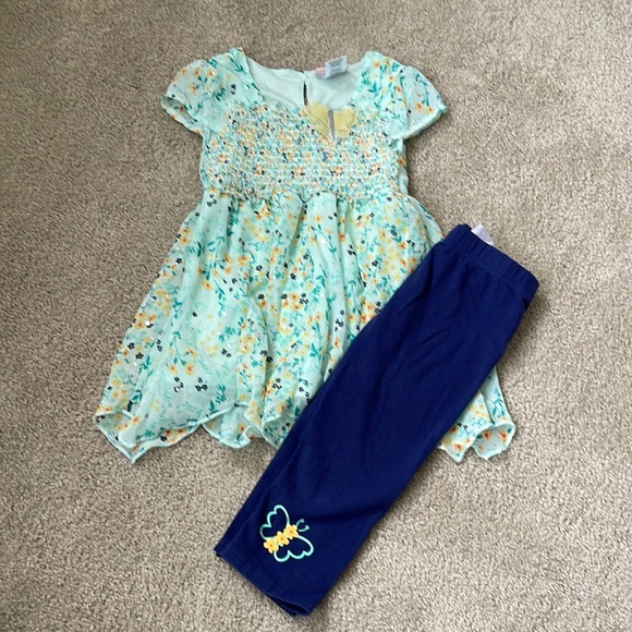 Little Lass shirt and Capri set